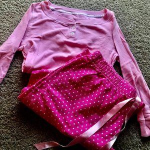 Xhilaration Light Pink & Hot Pink Winter Sleep Set